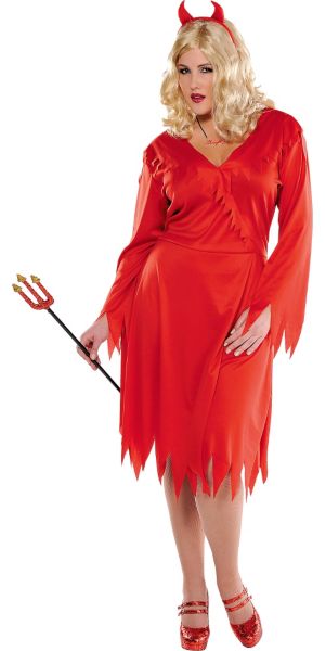 Adult Plus Size Red Devil Costume Party City 3416