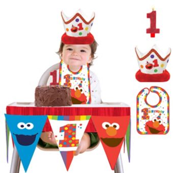 birthday sesame 1st street smash cake kit