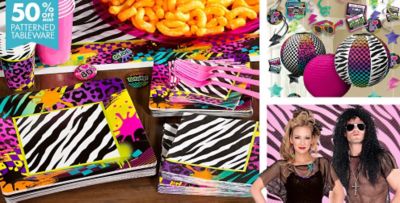 Totally 80s Theme Party - 80s Party Supplies- Party City