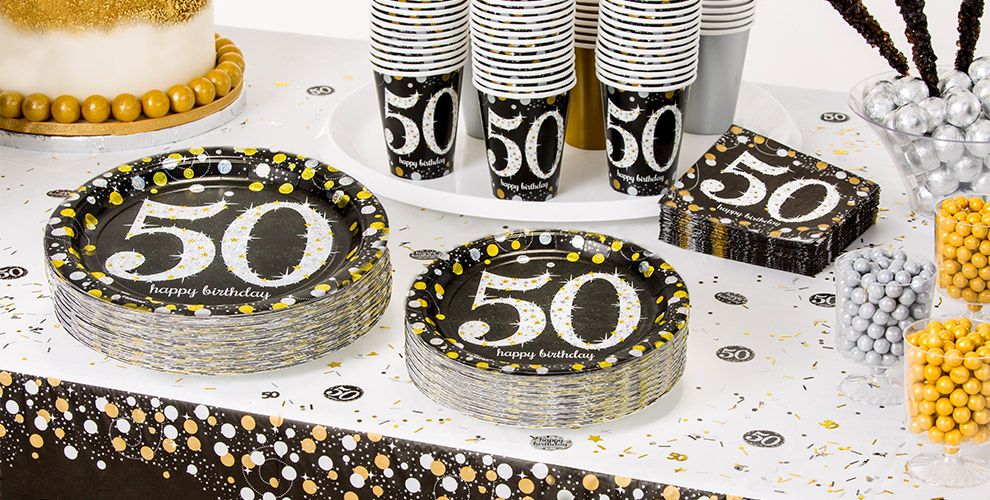 Sparkling Celebration 50th Birthday Party Supplies Party City