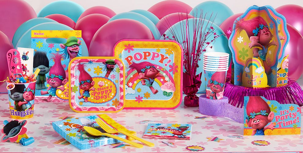 Trolls Party Supplies Trolls Birthday Party Party City