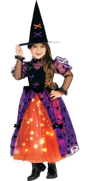 party city light up witch costume