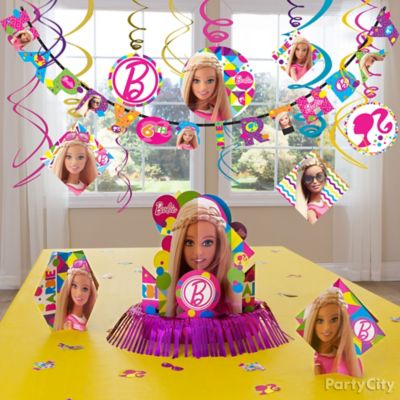 party city barbie tableware ultimate kit for 24 guests birthday