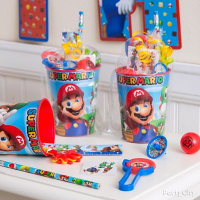 Super Mario Favor Cup Idea Party City