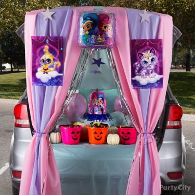 Shimmer and Shine Trunk or Treat Idea