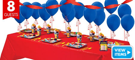 mickey mouse birthday supplies clubhouse kit partycity