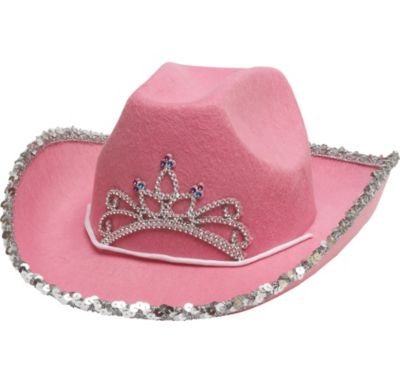 Pink Rhinestone Cowgirl Hat - Party City