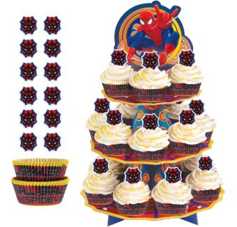 Spiderman Cupcake Kit - Party City