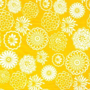 Yellow Mum Printed Tissue Paper - Party City