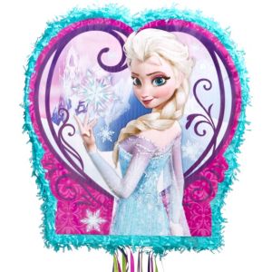 Pull String Frozen Pinata 19in x 18 in x 3in - Party City