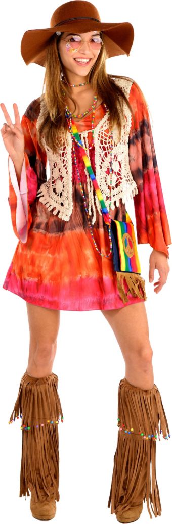 Adult Hippie Chic Costume - Party City