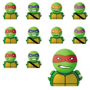 Teenage Mutant Ninja Turtles Finger Puppets 24ct - Party City