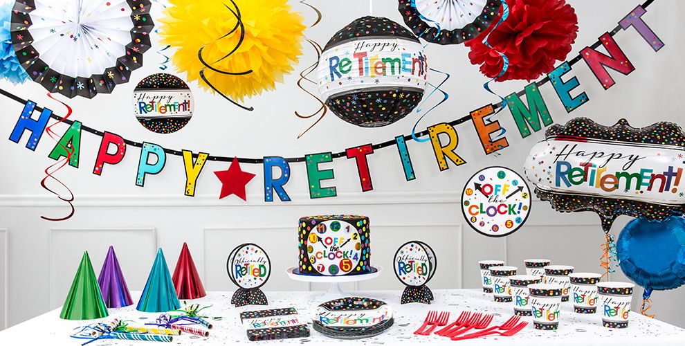 Happy Retirement Party Supplies - Retirement Party Ideas ...