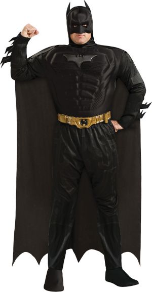 Adult Batman Muscle Costume Plus Size Deluxe - The Dark Knight Rises ...