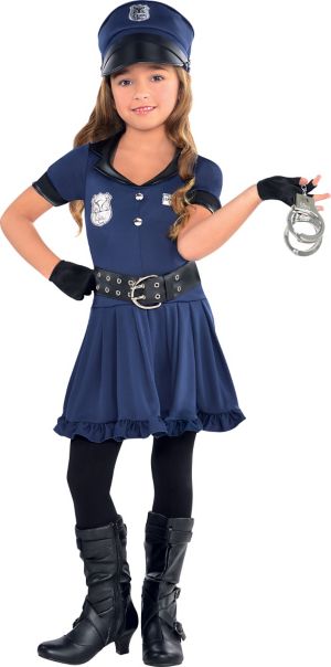 Toddler Girls Cop Costume - Party City