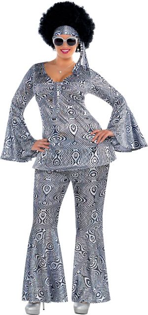Adult Dancing Queen Disco Costume Plus Size - Party City
