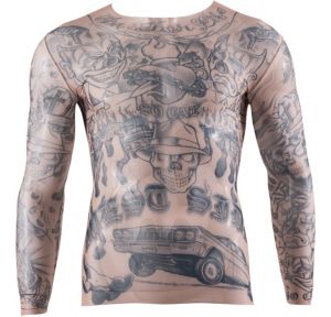Street Life Gangster Tattoo Shirt - Party City