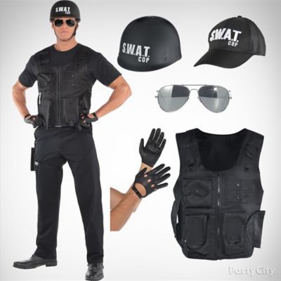 Mens SWAT Costume Idea - Top Men's Halloween Costume Ideas - Halloween ...