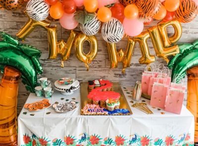 Girls Birthday Party Ideas Party City Party City - fortnite party supplies roadblocks theme roblox food ideas